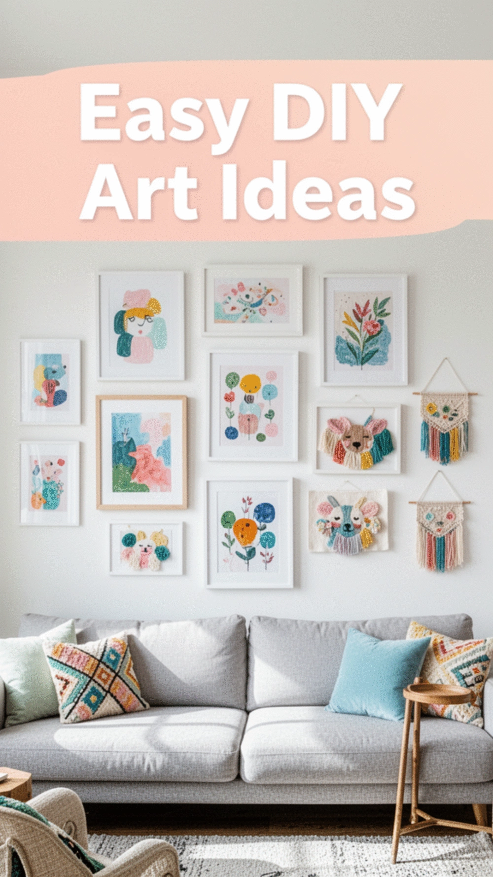Creative DIY Art Projects to Personalize Your Living Room