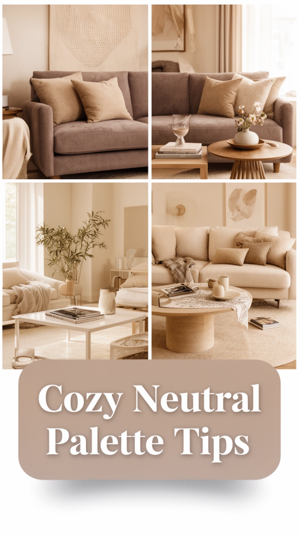 The Simple Neutral Palette Trick Designers Use in Cozy Living Rooms
