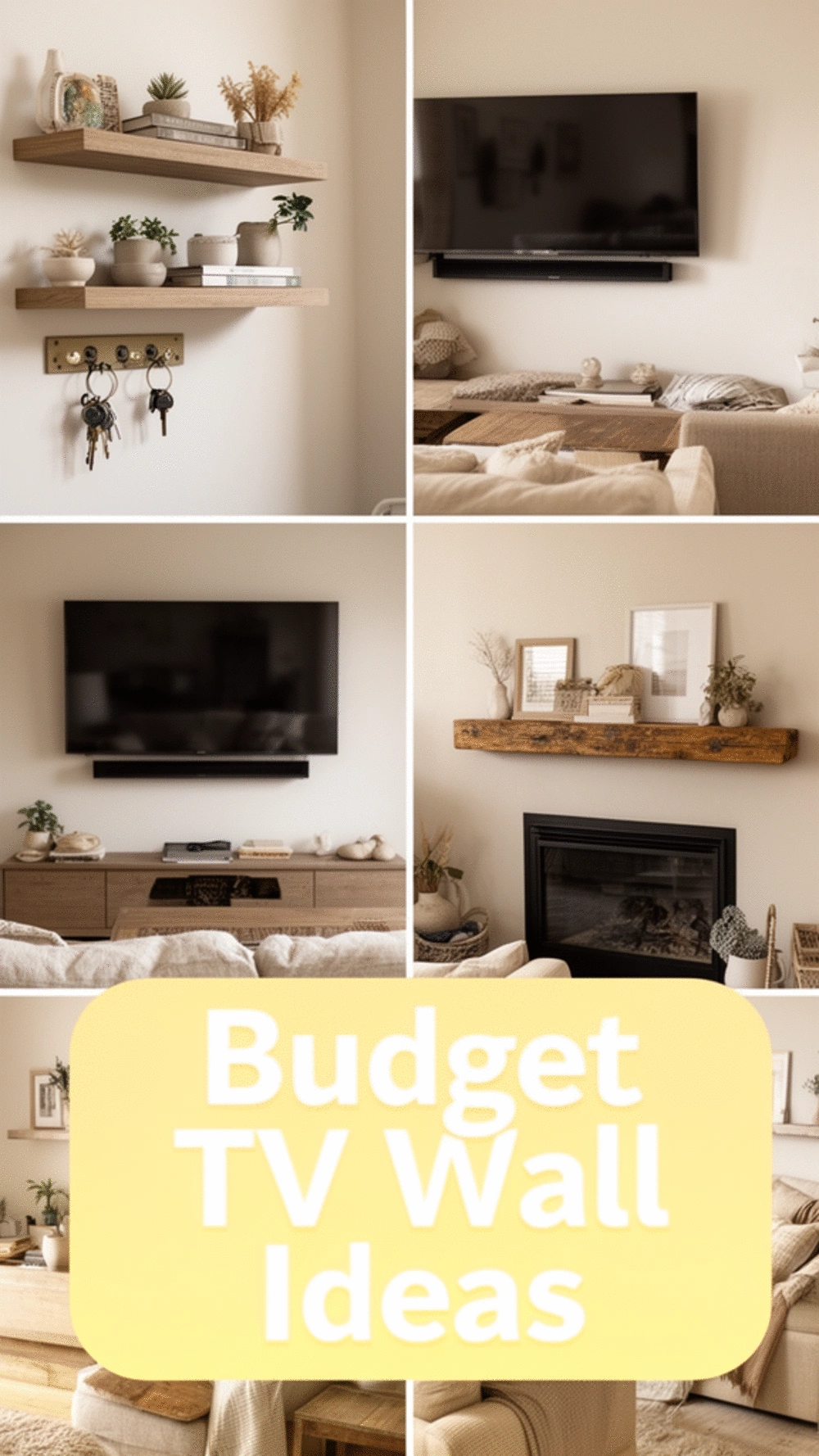 The $50 Living Room TV Wall Trick That Looks Like a Custom Built-In