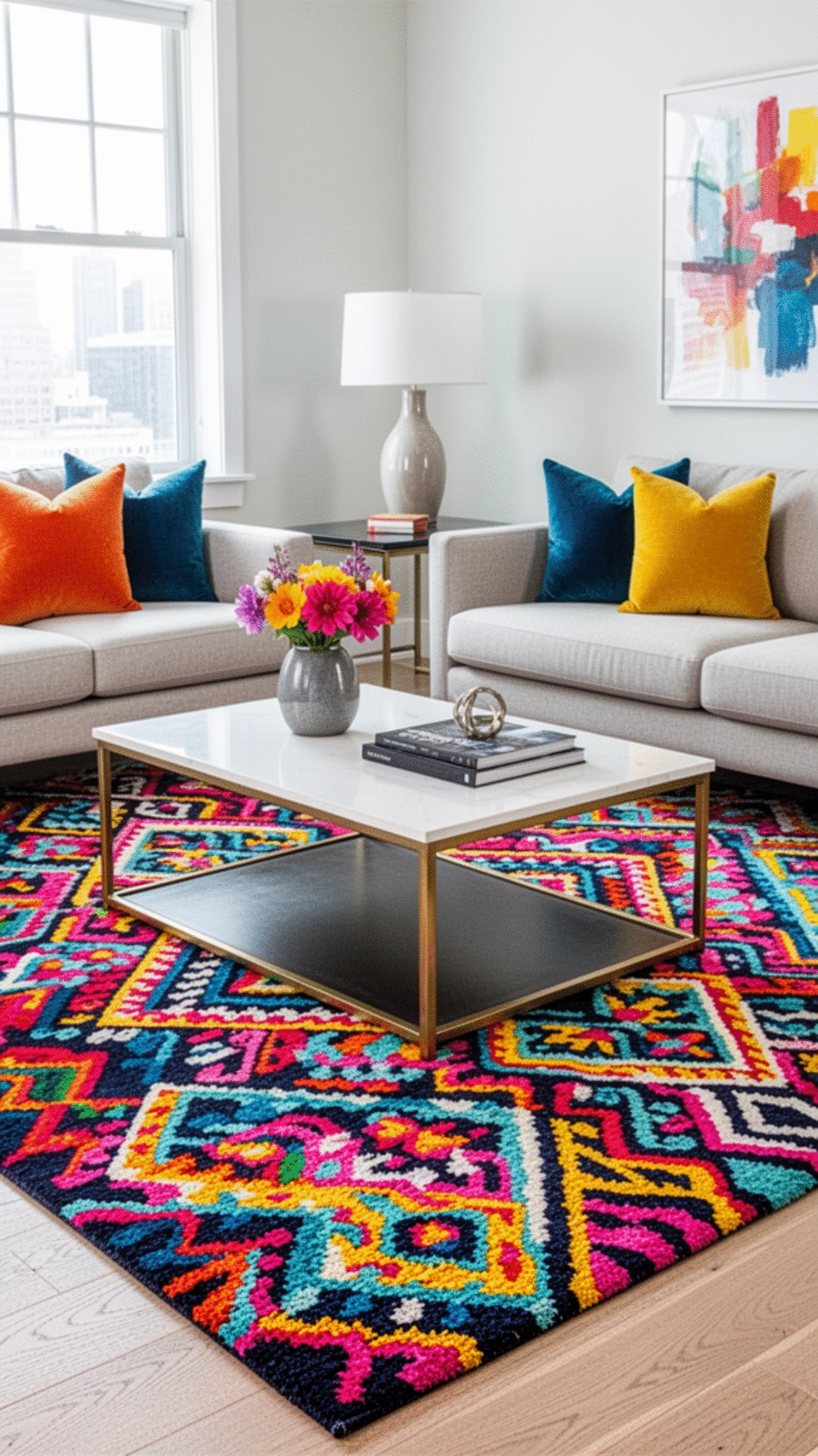 Colorful Rug Patterns for Living Rooms: 5 Stunning Ideas to Transform Your Space