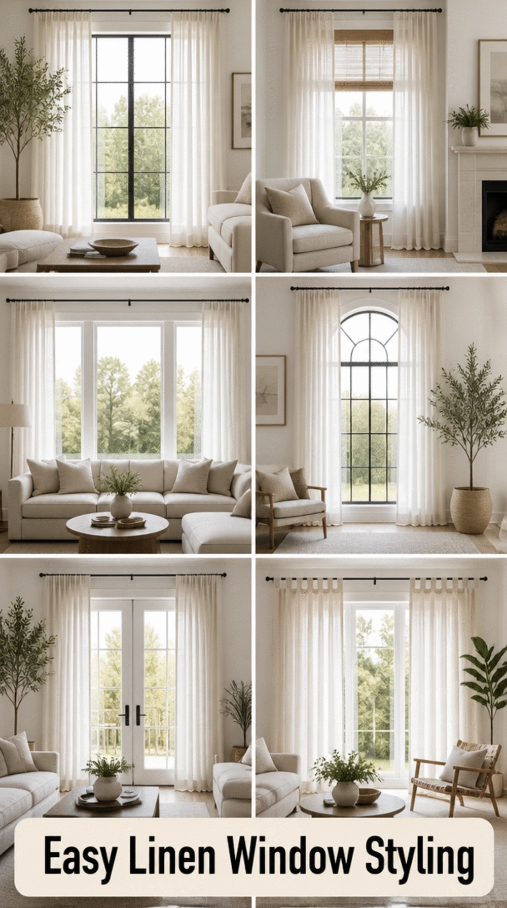 The No-Fuss Linen Panel Trick That Makes Any Living Room Window Look Styled