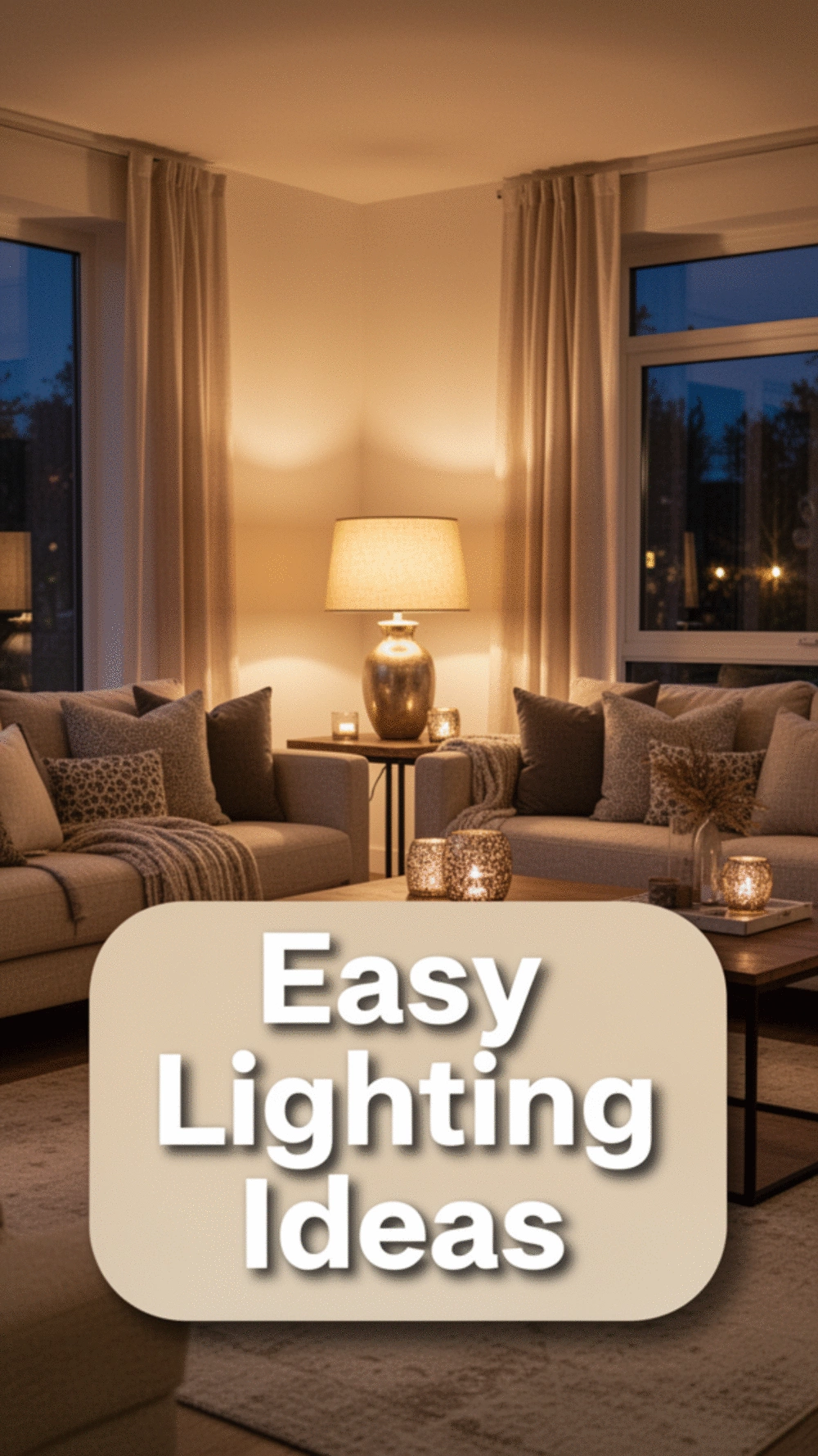 Lighting Ideas for Home Decor: Set the Perfect Mood in Your Living Room