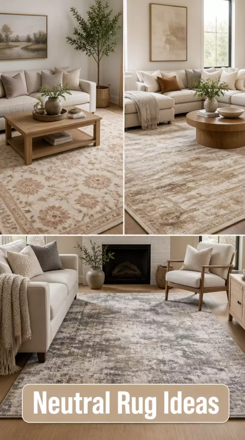The Neutral Rug Formula That Works in Every Modern Living Room