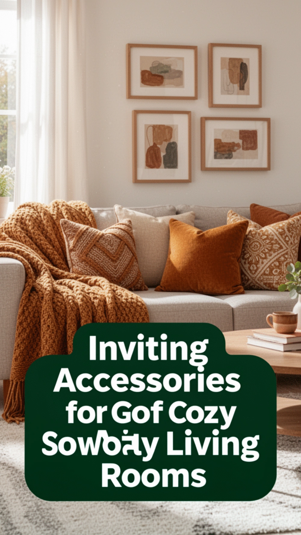 Transform Your Living Room with Inviting Accessories for Cozy Comfort
