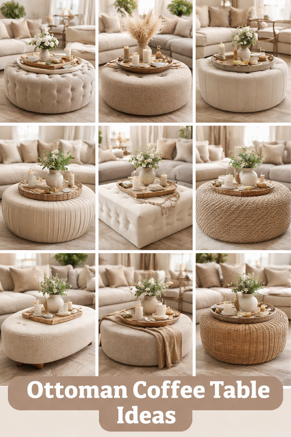 The Ottoman Coffee Table Trick That Solves Small Living Room Storage