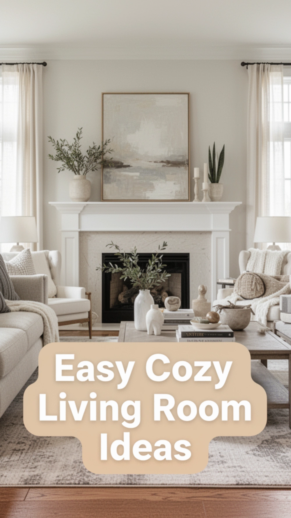 Create a Stunning Focal Point for Your Cozy Living Room