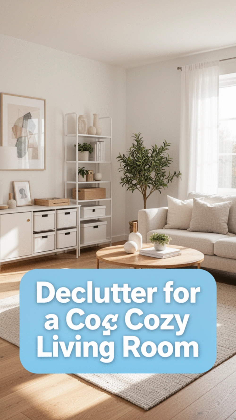 Simple Decluttering Tips for a Spacious Living Room