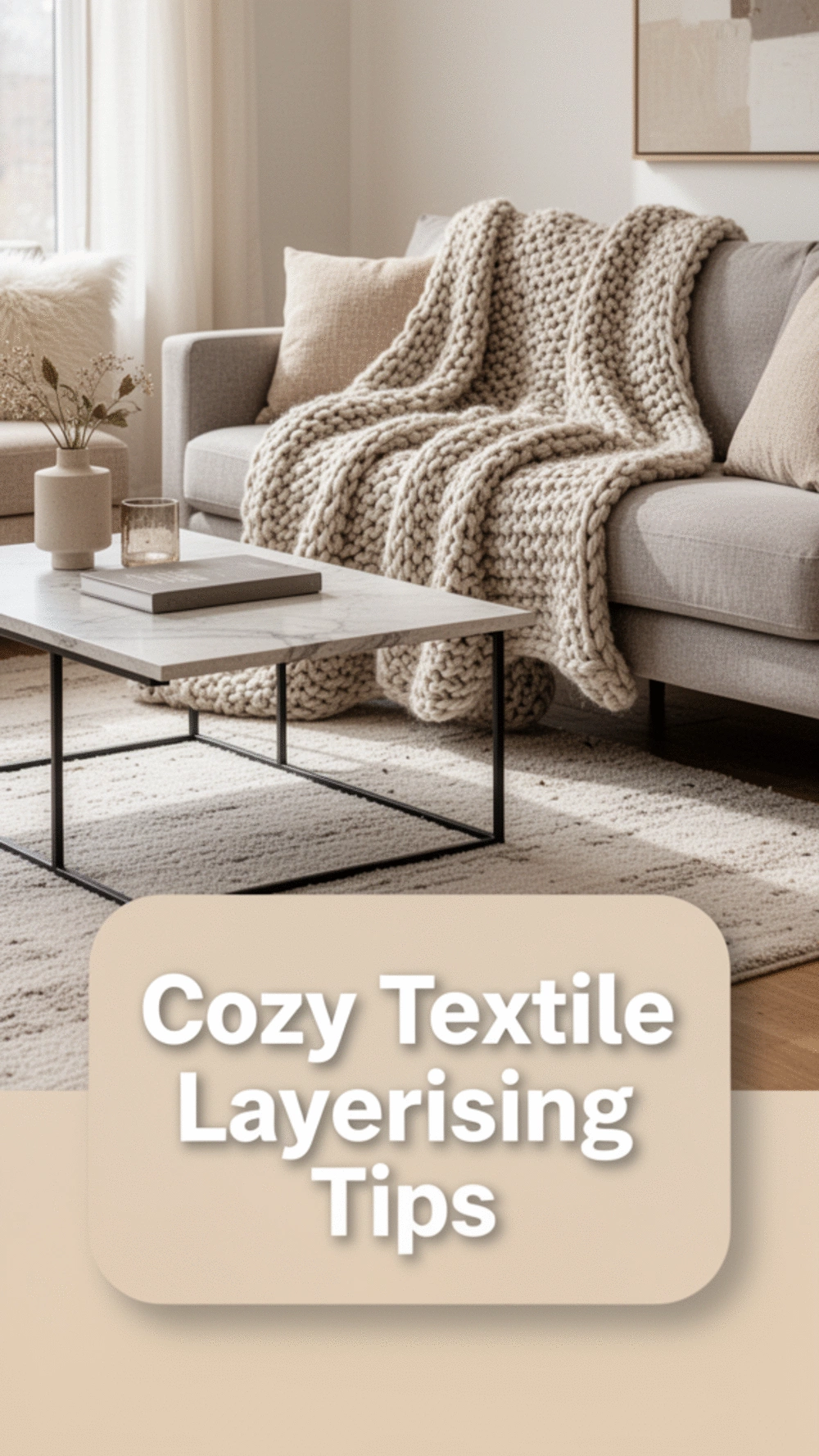 Cozy Textiles for Living Room: 3 Easy Layering Ideas