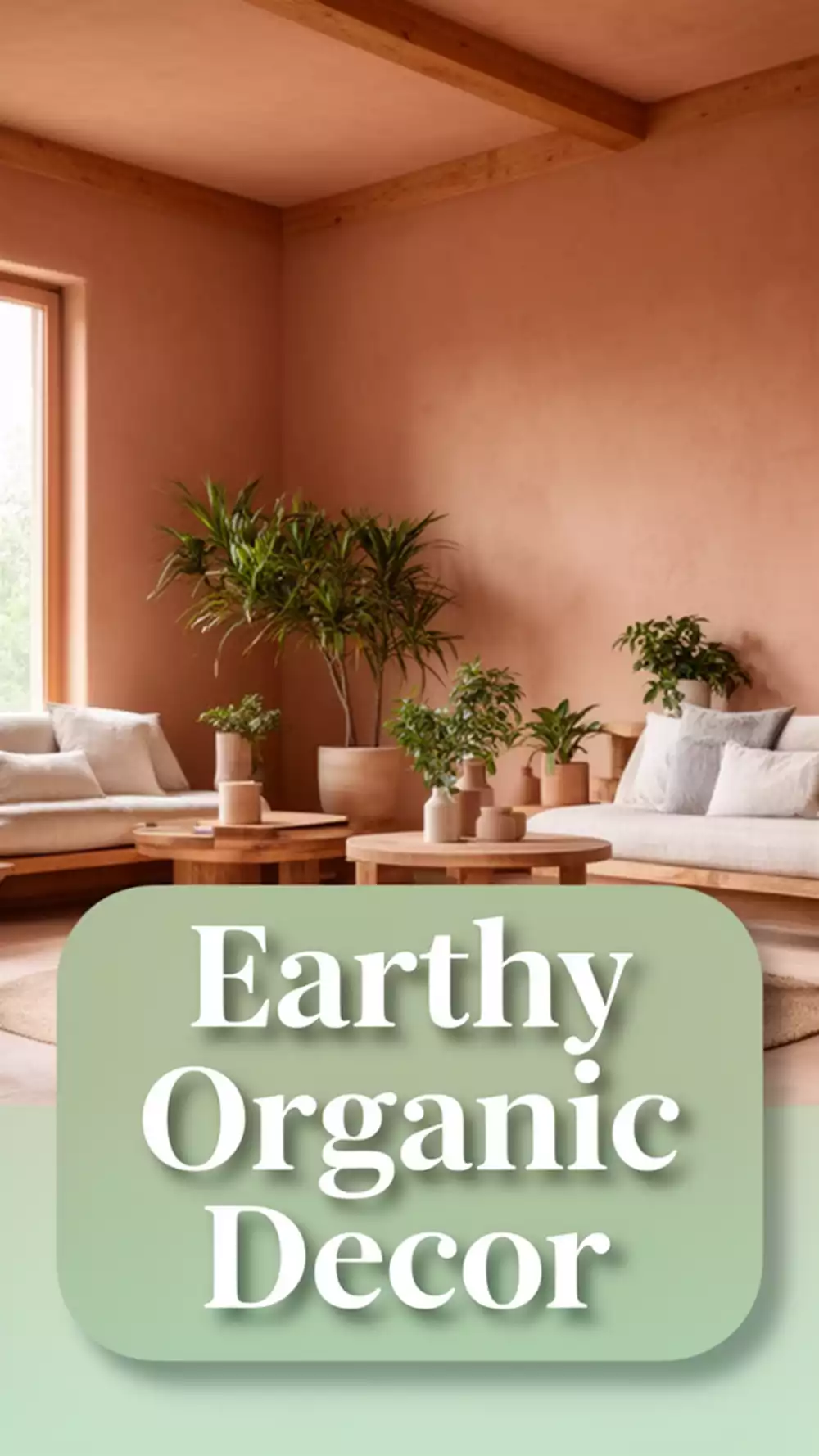 Living Room Soft Clay Wall Paint for an Earthy Organic Modern Look