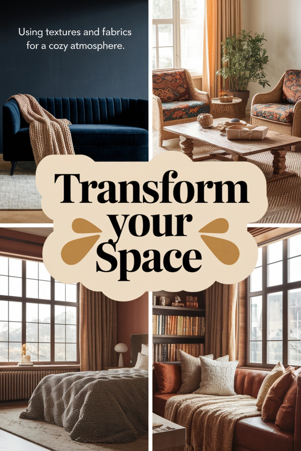 How to Use Textures and Fabrics to Make Your Space More Inviting