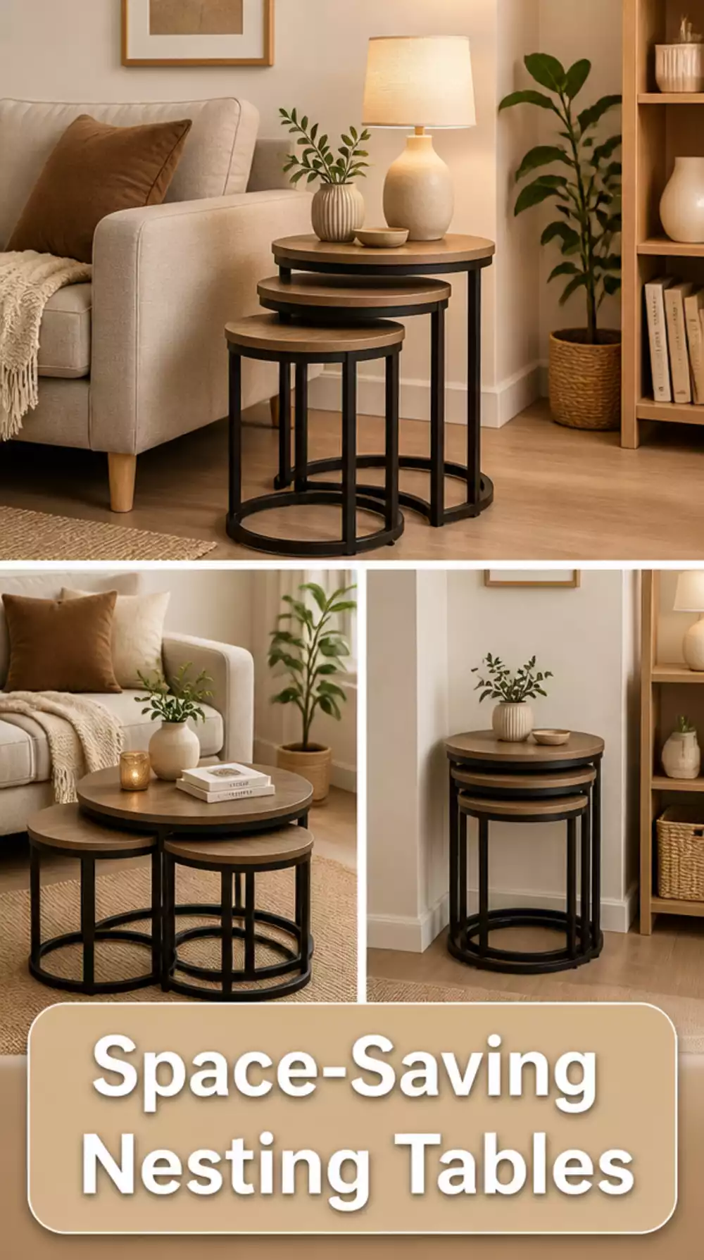 Small Living Room Nesting Tables That Take Up Zero Extra Floor Space