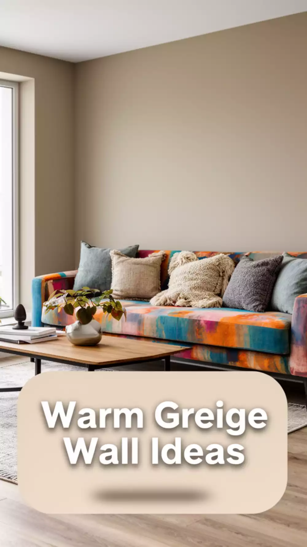 Living Room Warm Greige Paint That Works with Any Sofa Colour