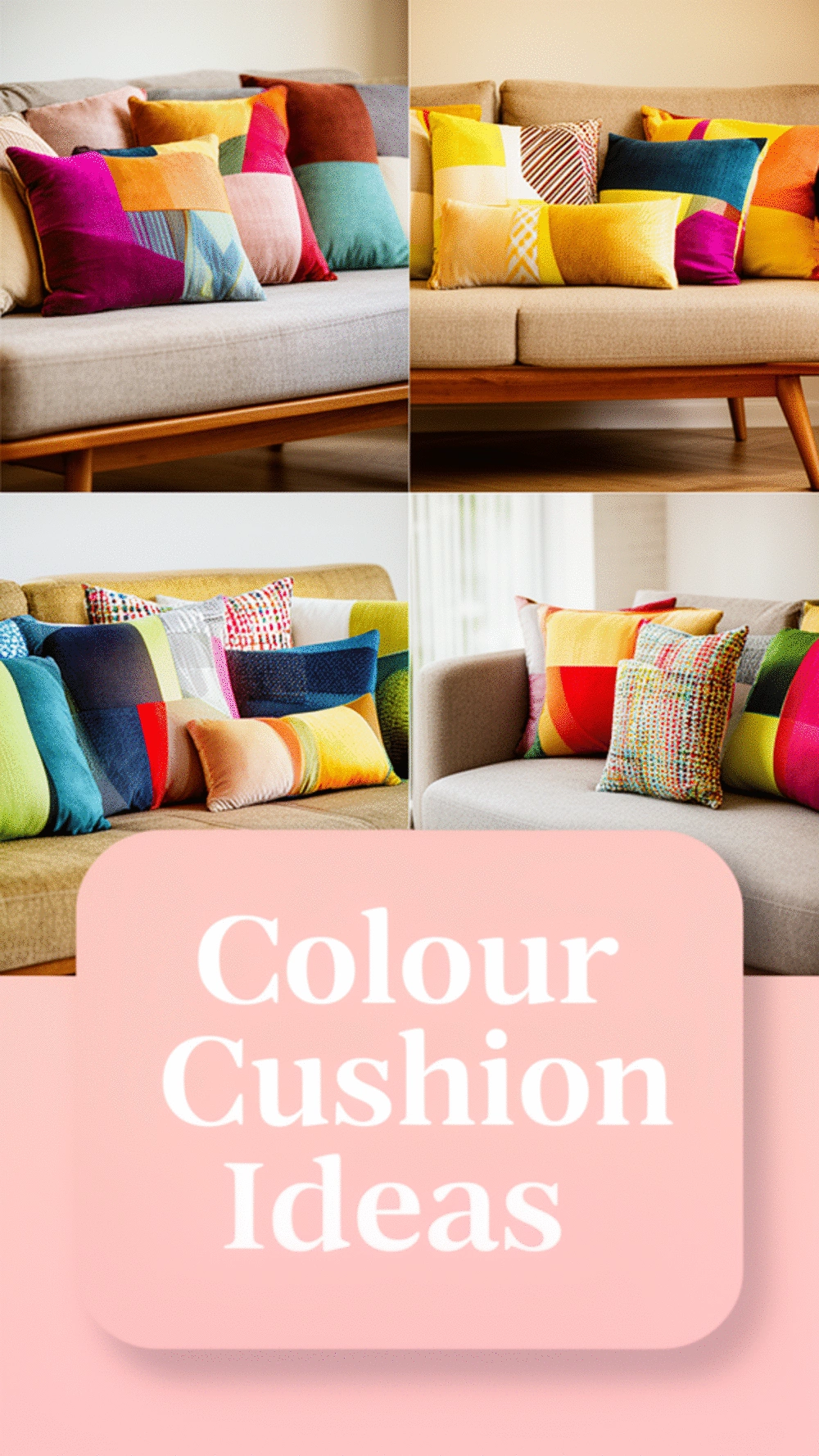 The Colour-Block Cushion Trick Designers Use in Mid-Century Living Rooms