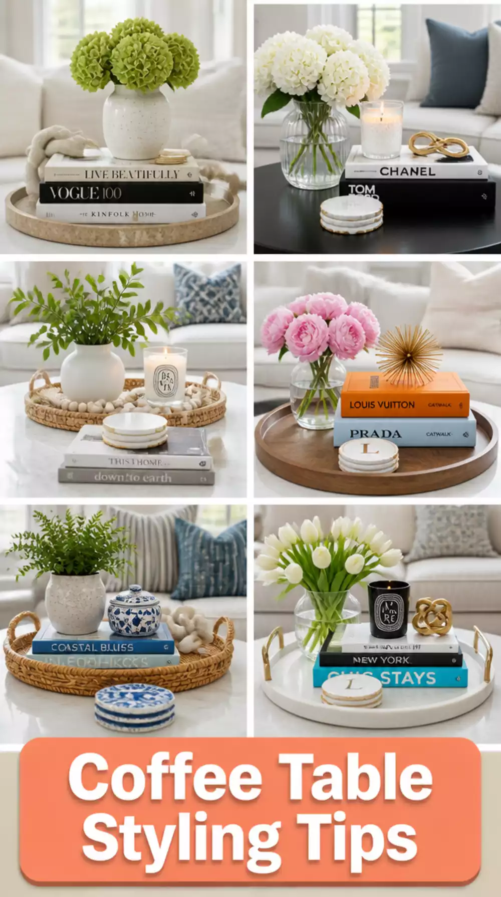 The Coffee Table Styling Trick That Makes a Living Room Look Designer