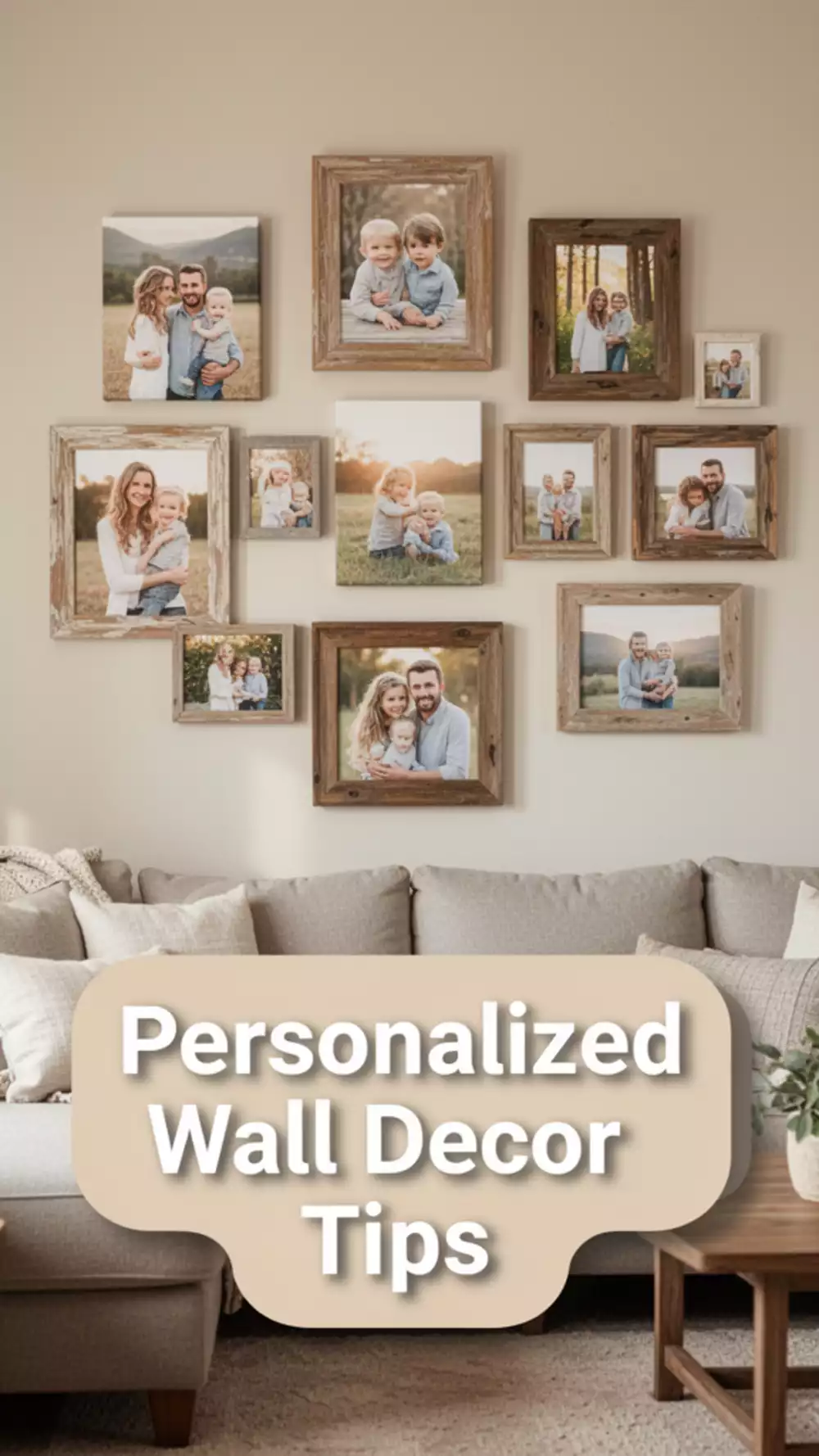 Personalized Wall Decor Ideas for a Cozy Living Room