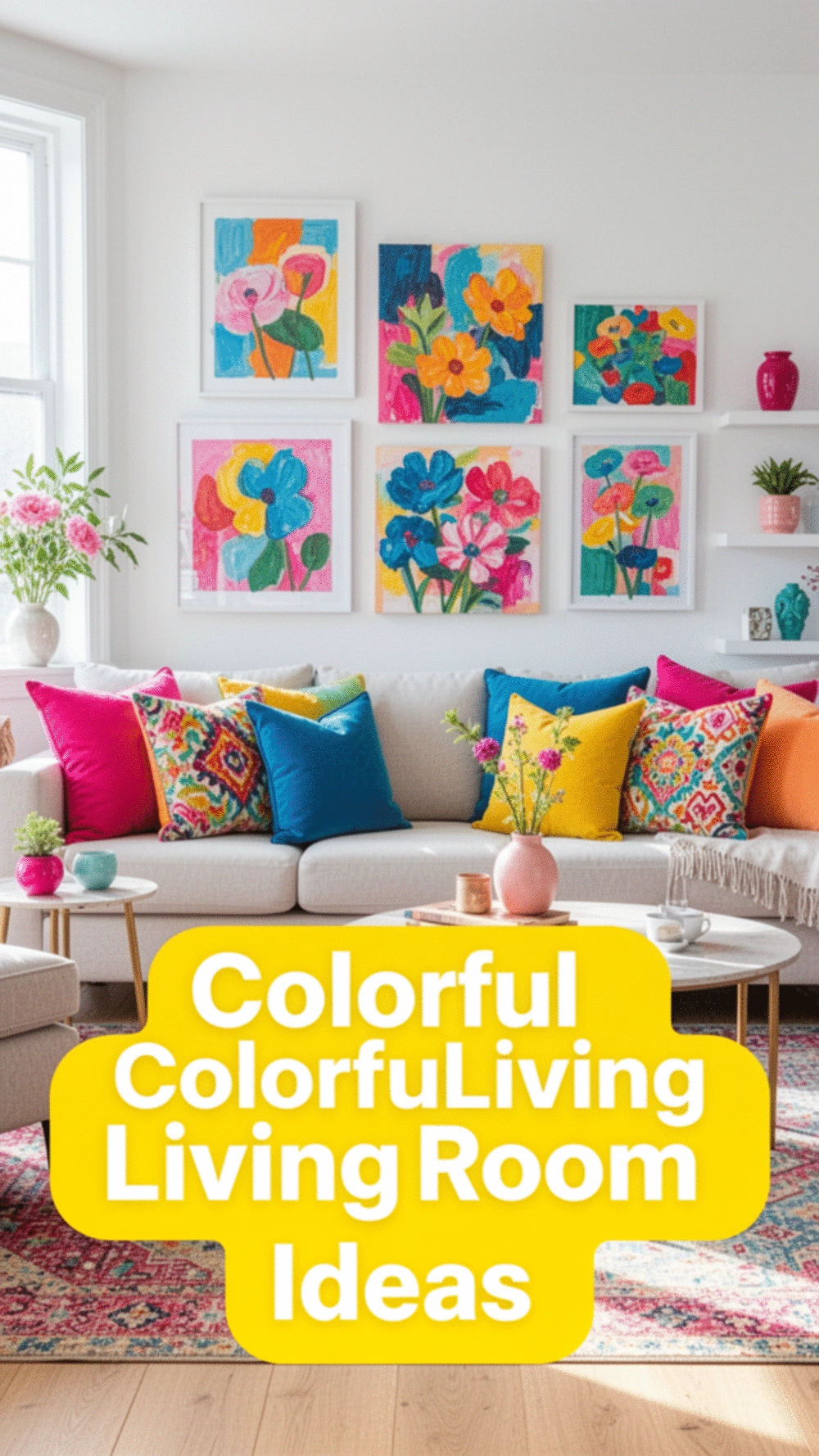 Transform Your Living Room with Colorful Decor for a Fresh Look
