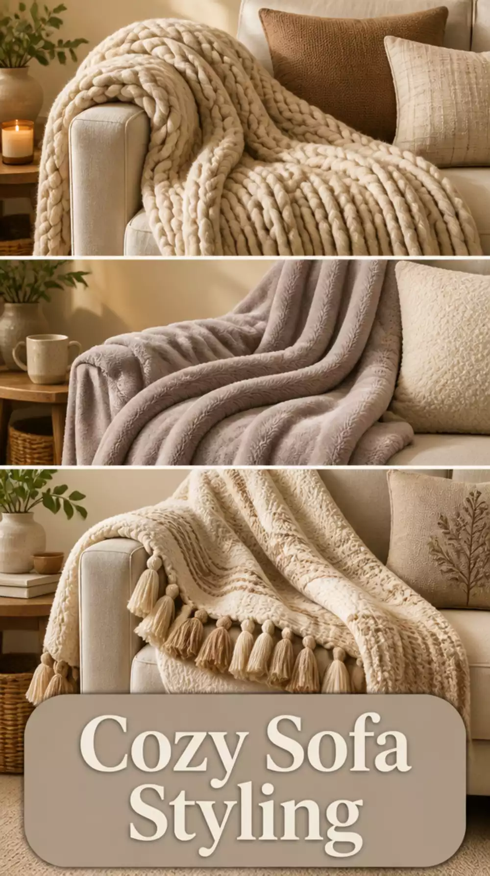 The $20 Throw Blanket Trick That Makes a Budget Sofa Look Styled