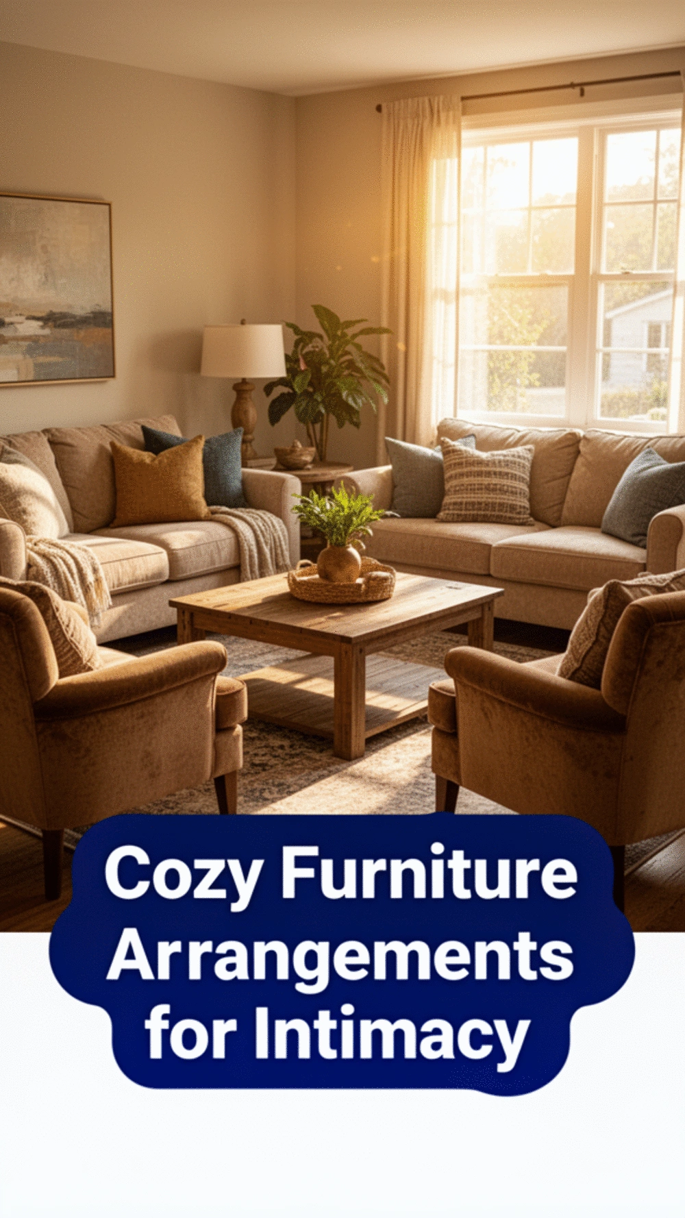 Create an Inviting and Intimate Living Room with Smart Furniture Arrangement