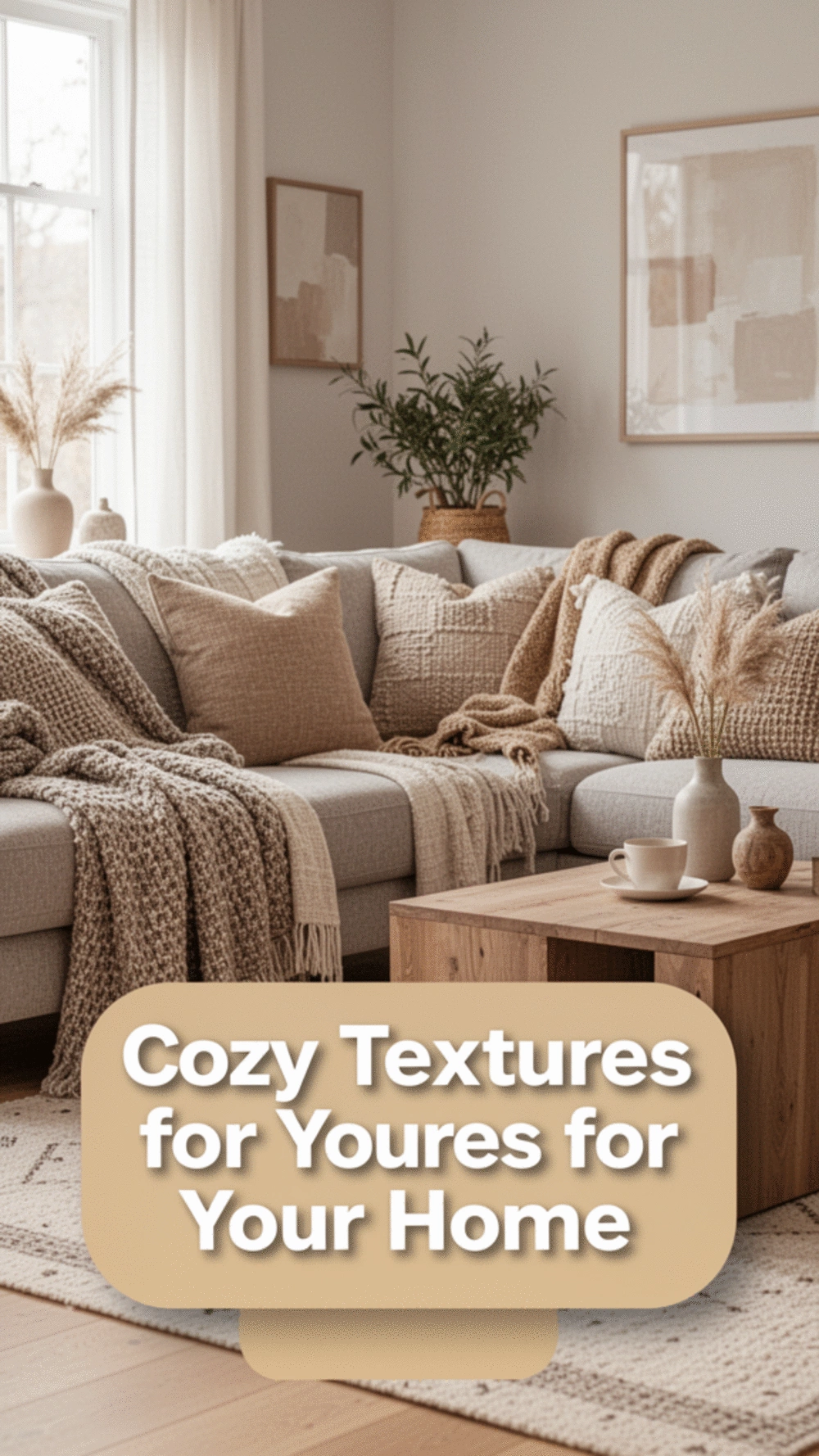 Mix Textures for Comfort: Tips to Create a Cozy Living Room
