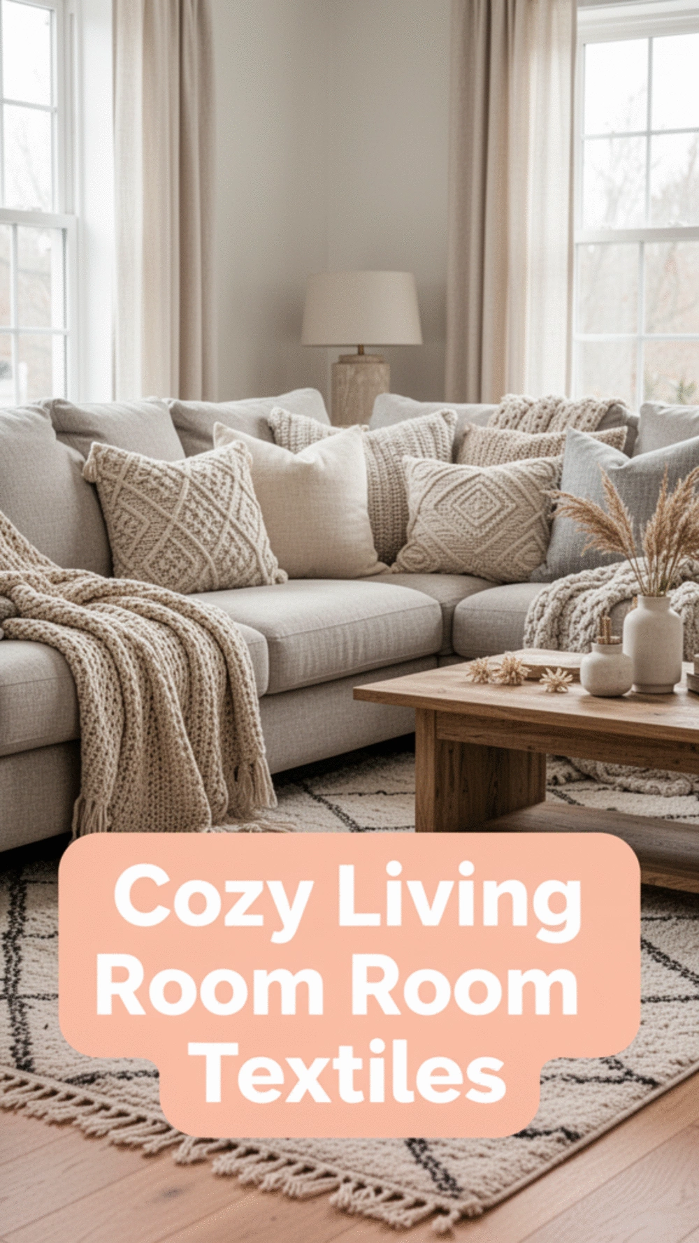 Layer Textiles for a Cozy and Inviting Living Room