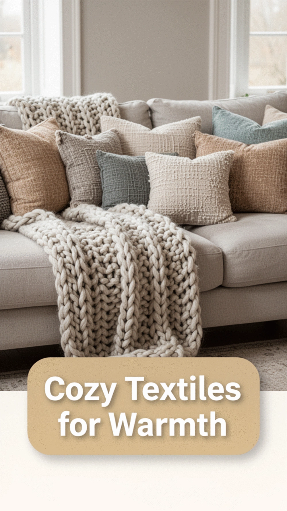 Cozy Textiles Ideas: Simple Layers for a Warm Living Room