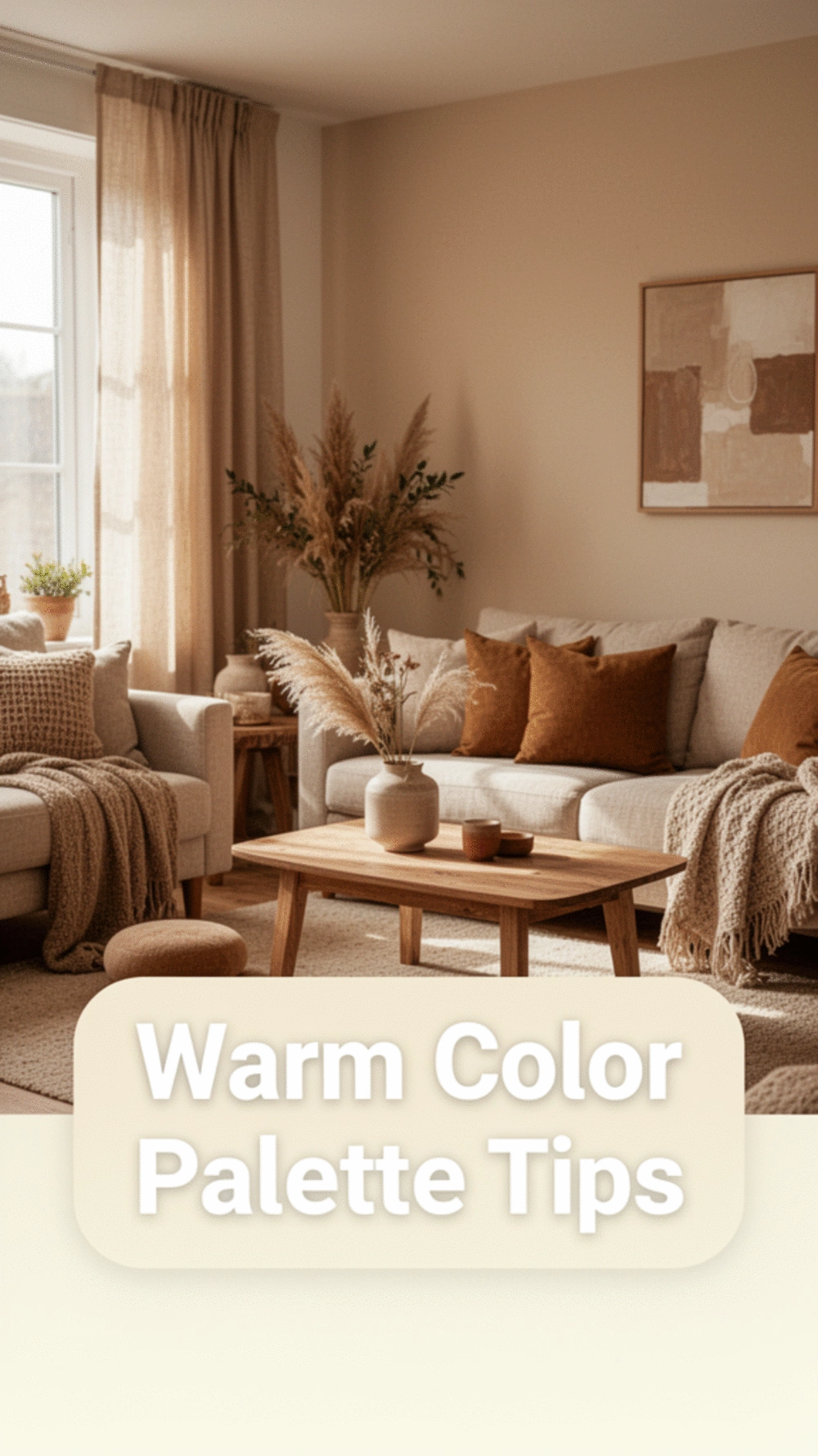 Create a Cozy Living Room with Warm Color Palette Ideas for a Homely Feel