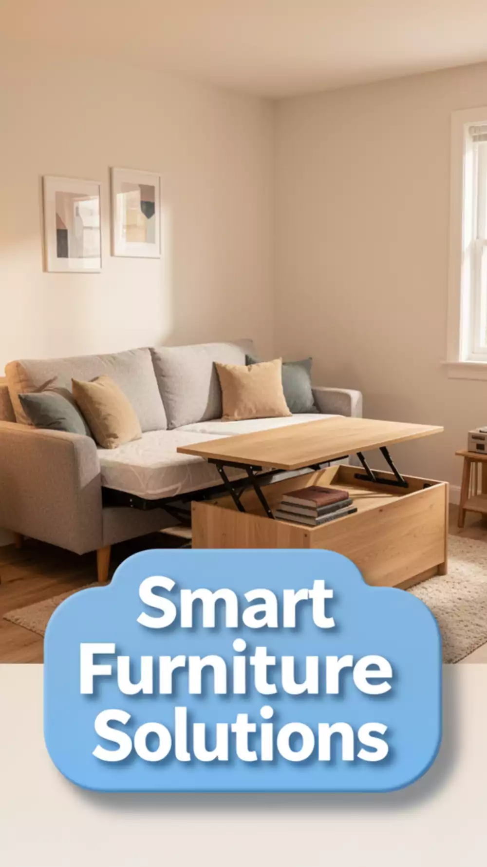Maximize small living room space with multi-functional furniture solutions