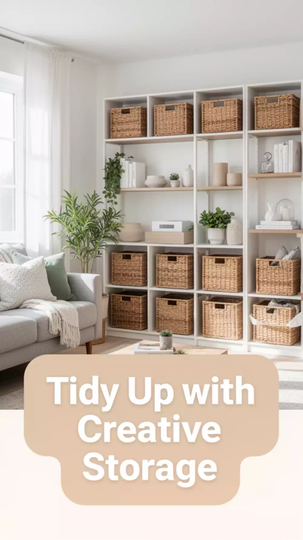 Creative Storage Solutions for a Tidy Living Space