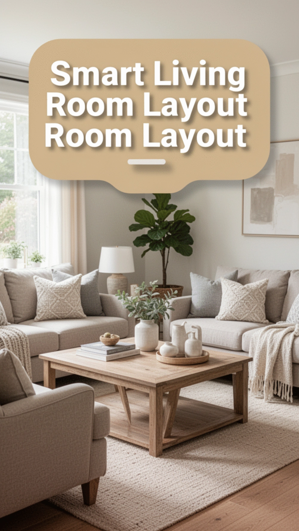 Ideal Furniture Arrangement for Easy Living Room Flow