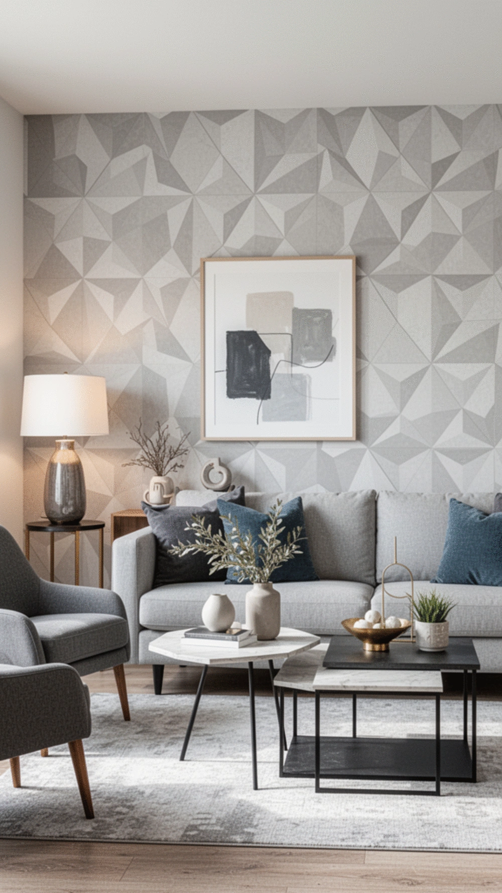 Trendy Wallpaper Wonders: 5 Stunning Ideas for Your Living Room