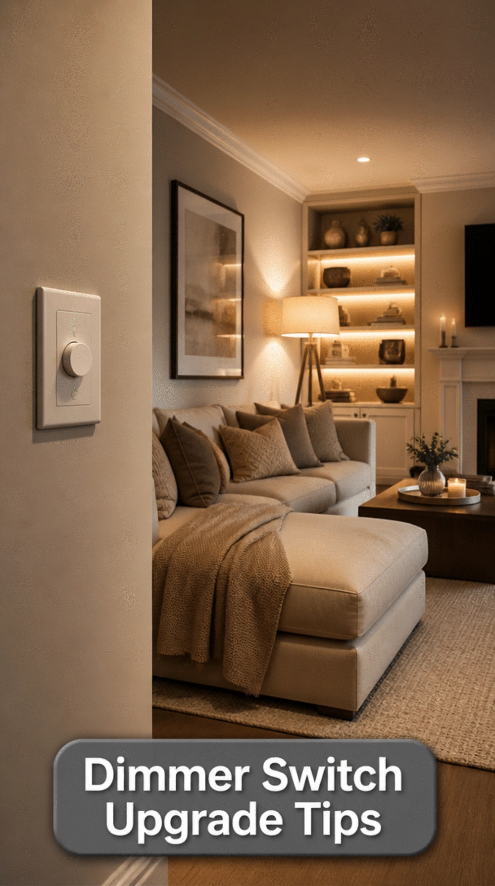 Living Room Dimmer Switch Upgrade That Changes the Whole Mood Instantly