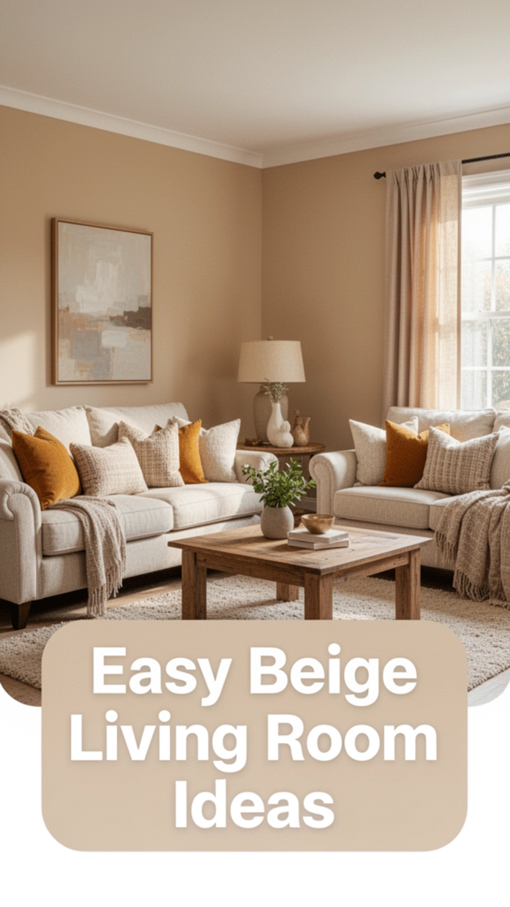 Embrace Beige: Transform Your Living Room with Stunning Neutral Decor