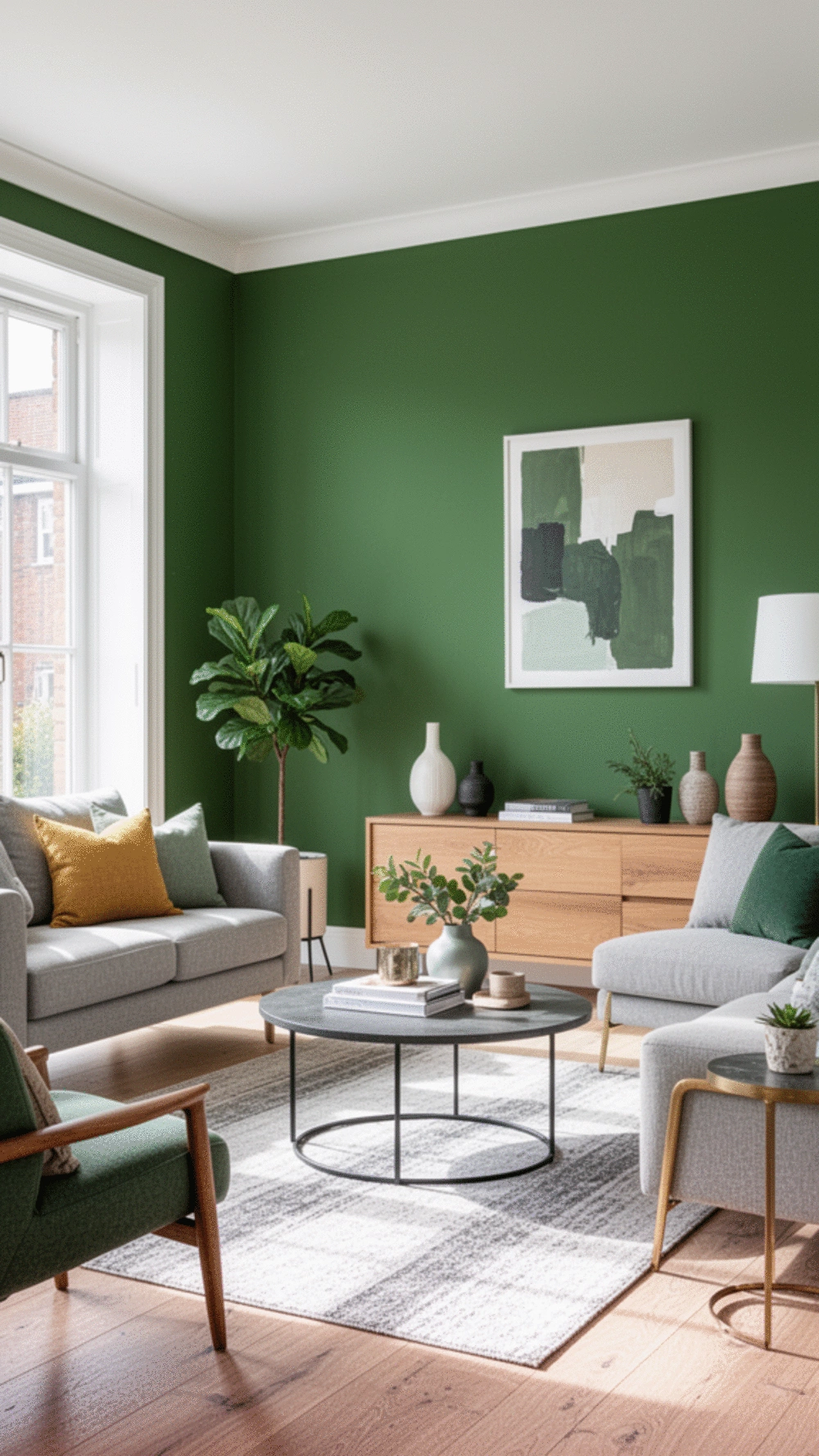Create Impact with Bold Paint Colors: Stunning Living Room Ideas