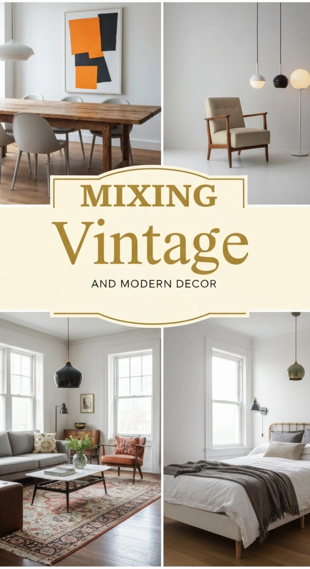 How to Mix Vintage and Modern Decor for a Unique, Inviting Look