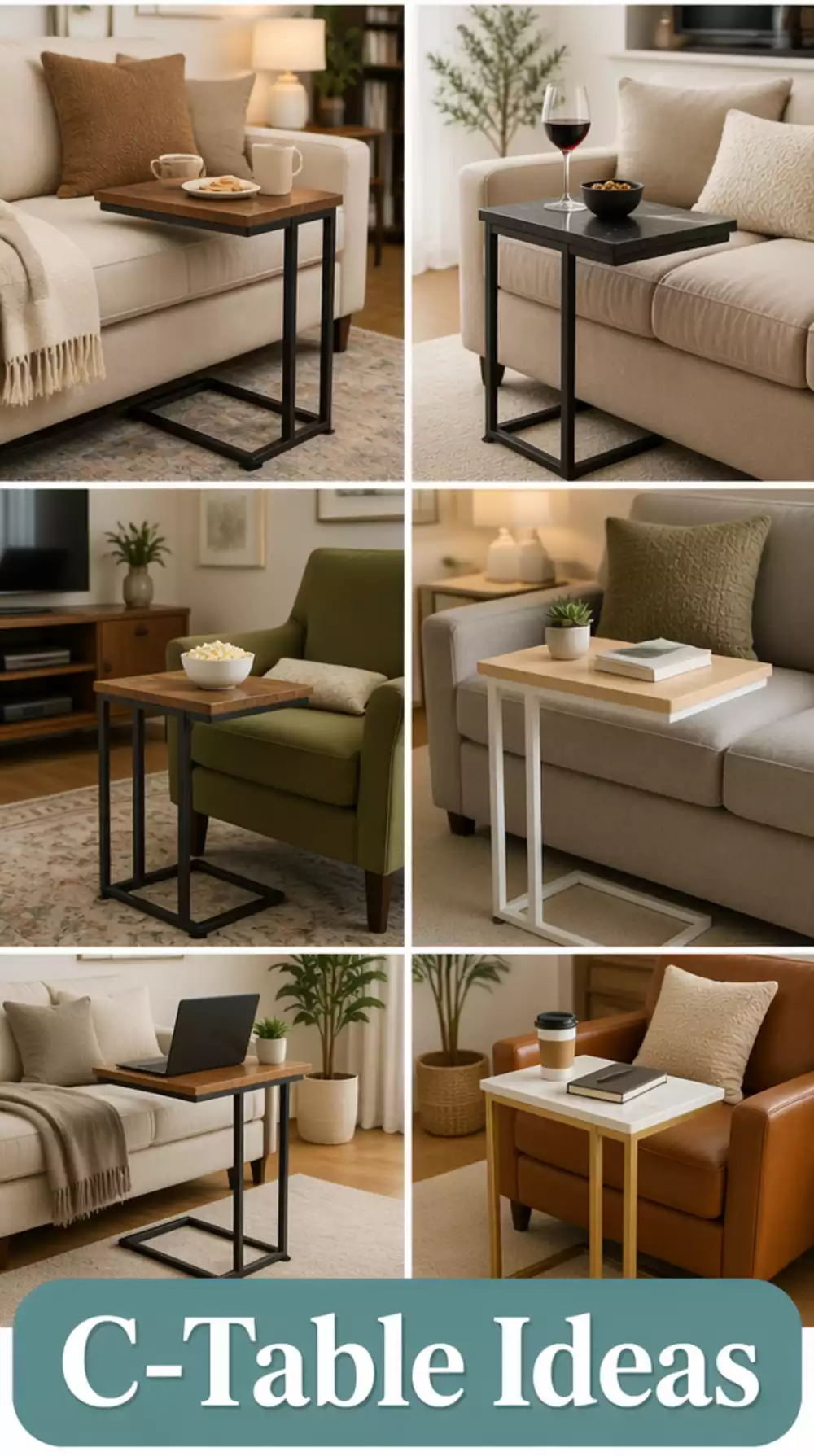 Why a C-Table Is the Most Useful Living Room Side Table You Can Buy