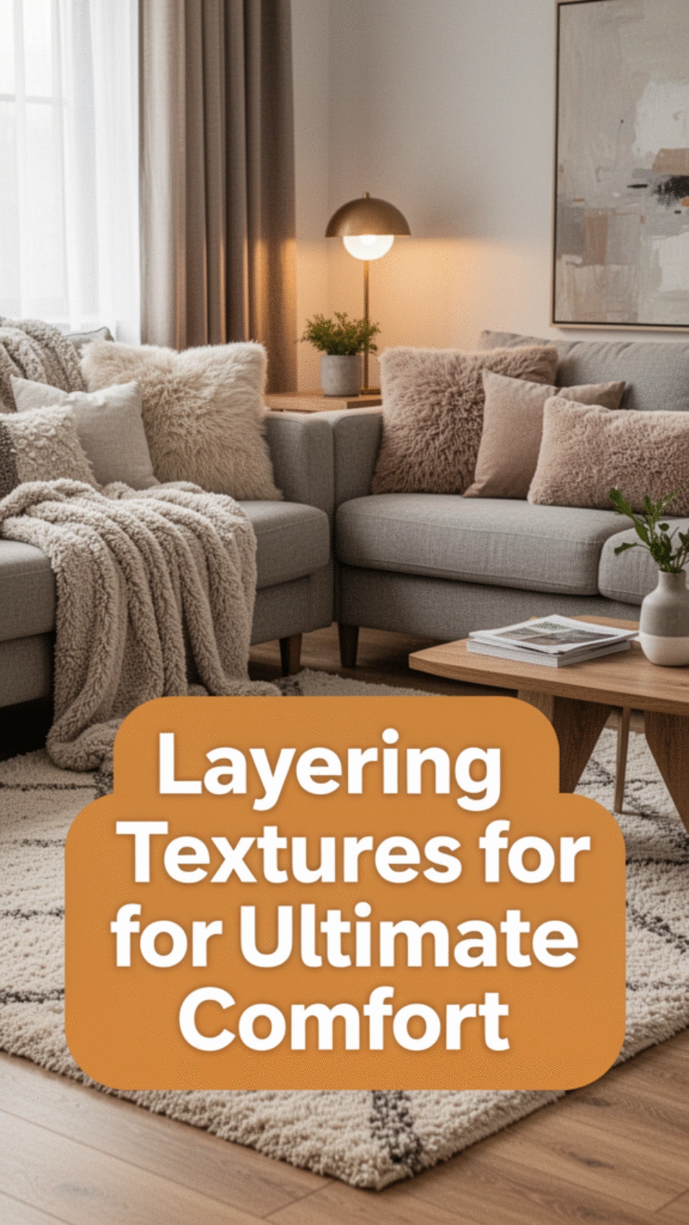 Transform Your Living Room with Layered Textures for Cozy Comfort