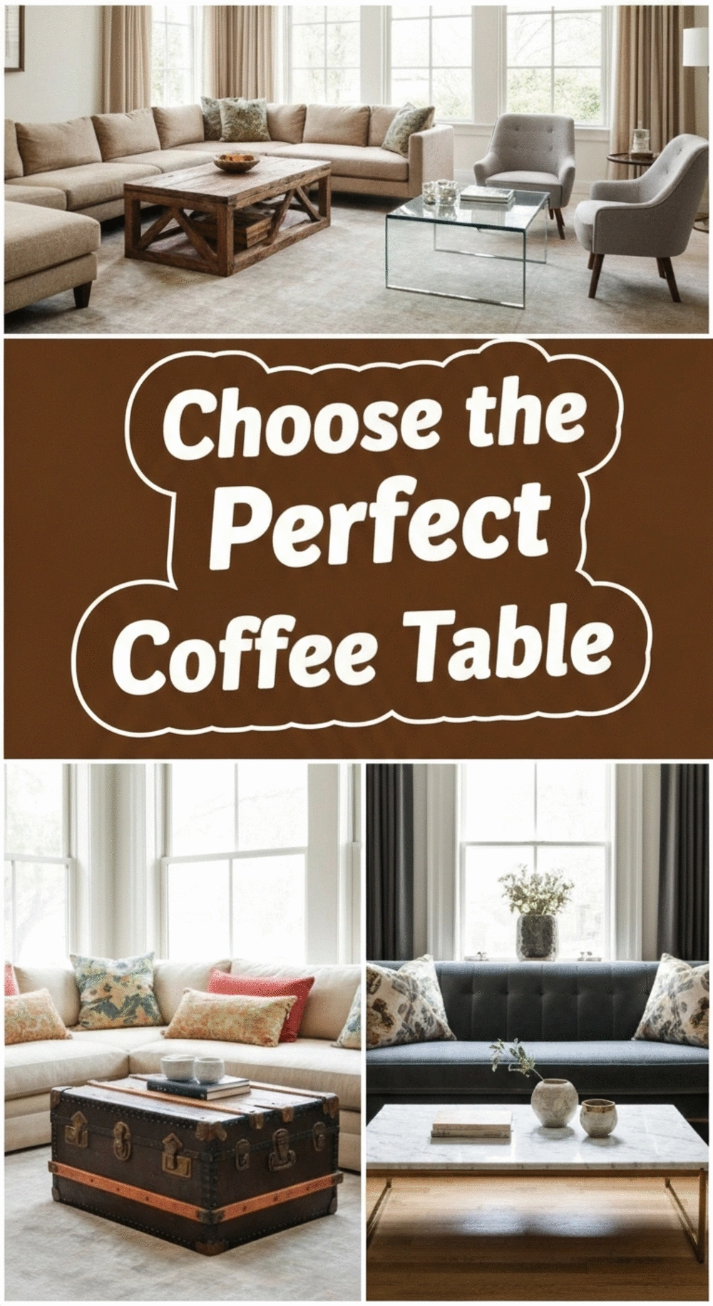 Choose the Perfect Coffee Table for a Cozy Living Room Atmosphere