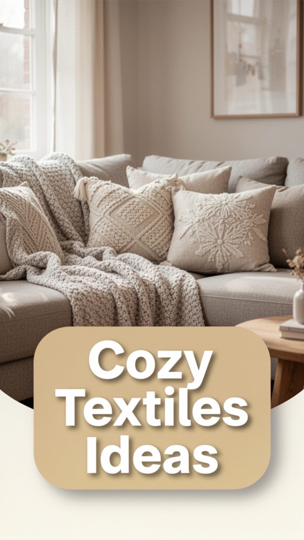 Cozy Textiles for Living Room: 3 Tips to Create Warmth and Comfort