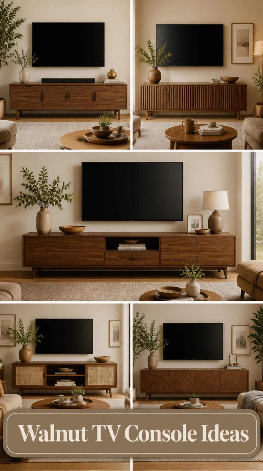 Why a Walnut TV Console Makes Any Living Room Look Mid-Century